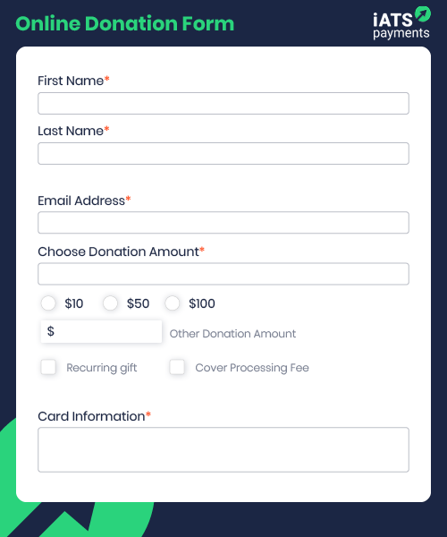 Donation page